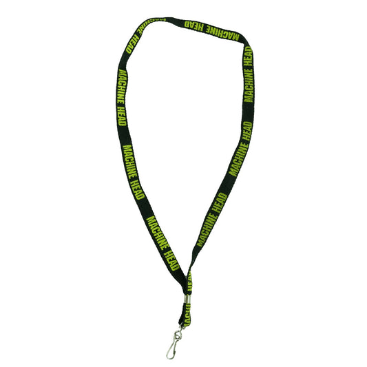 Machine Head Yellow Logos Lanyard Front