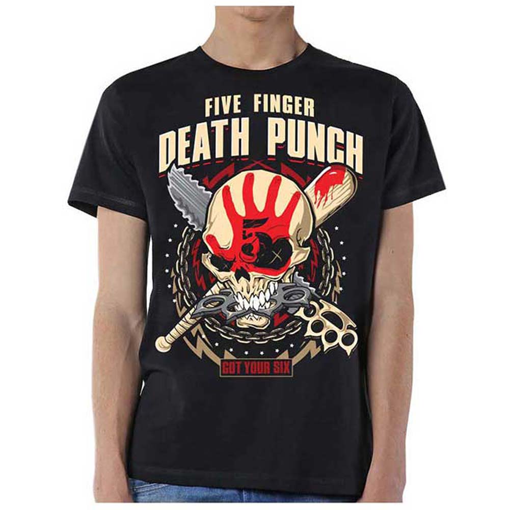 Five Finger Death Punch Zombie Kill Fall 2017 Tour (Ex Tour) Slim Fit T-shirt Front