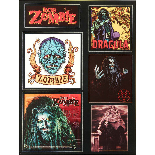 Rob Zombie Sticker Sheet Sticker Set Front