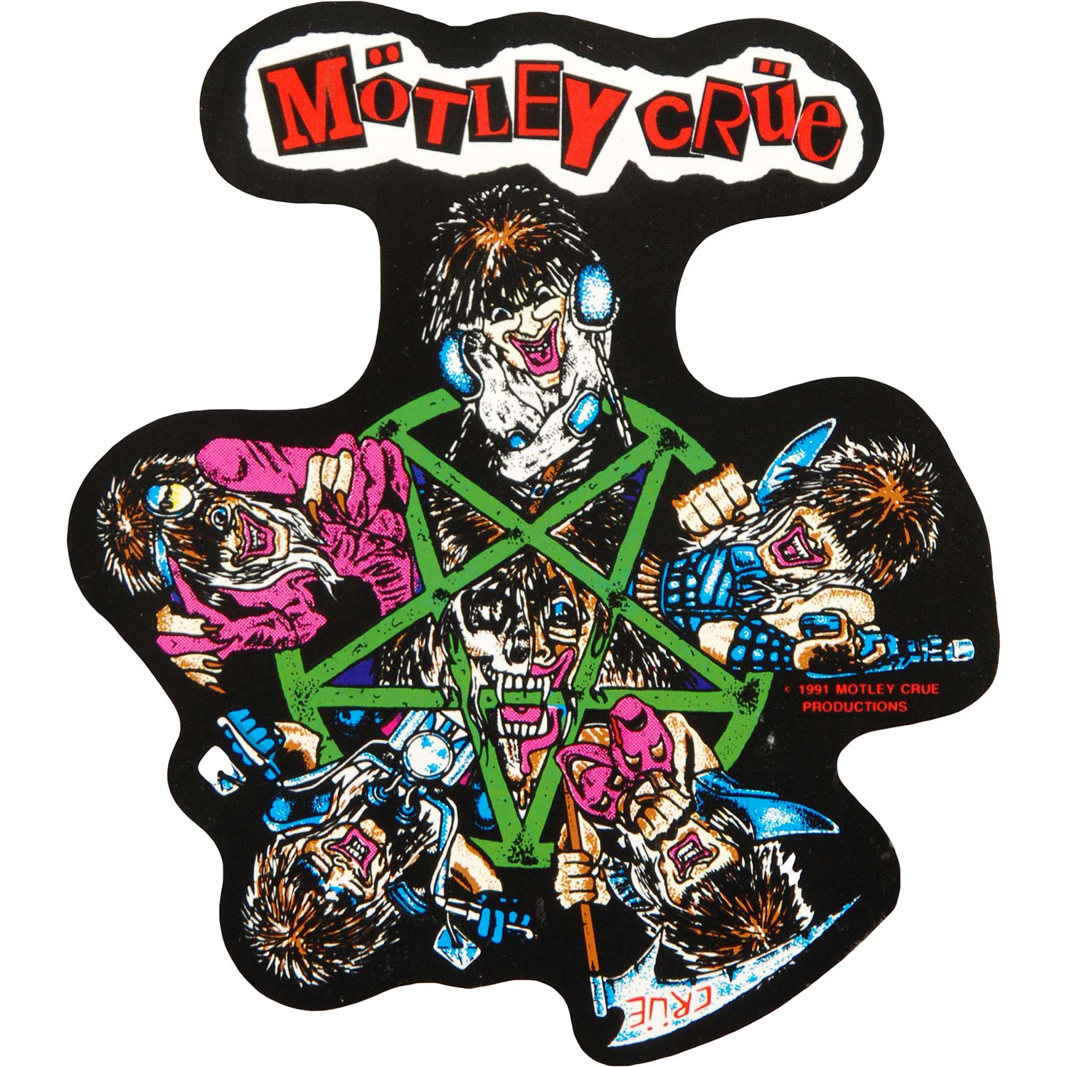 Motley Crue Decadence Sticker Front