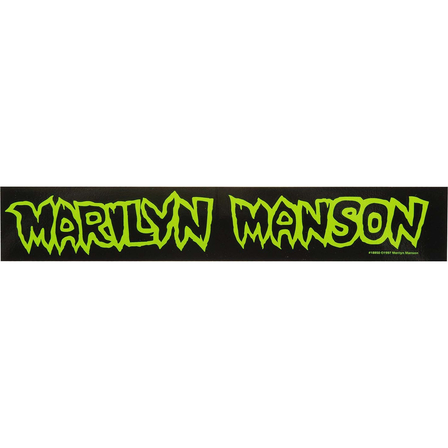 Marilyn Manson Logo Sticker Front