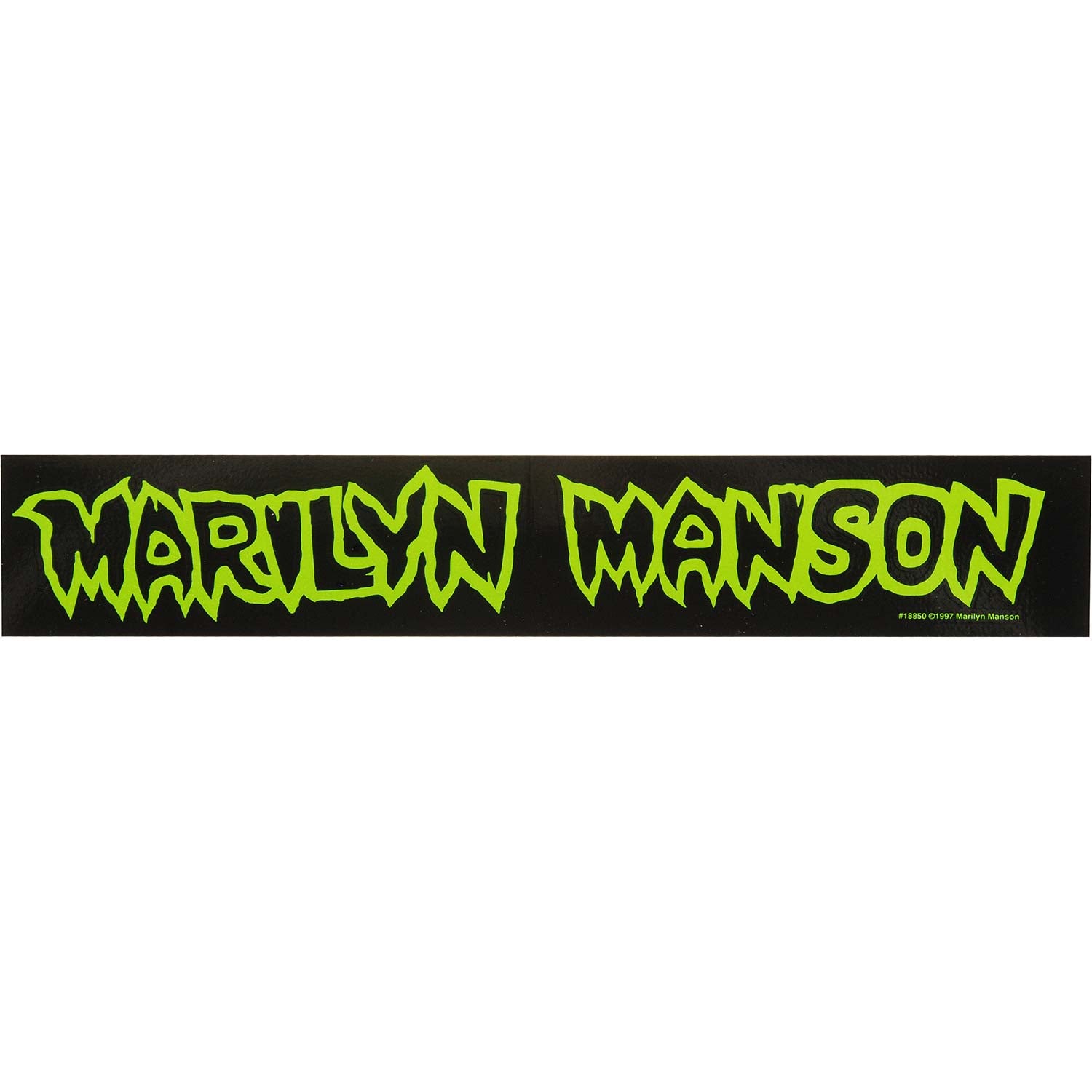 Marilyn Manson Logo Sticker Front