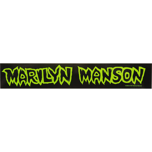 Marilyn Manson Logo Sticker Front