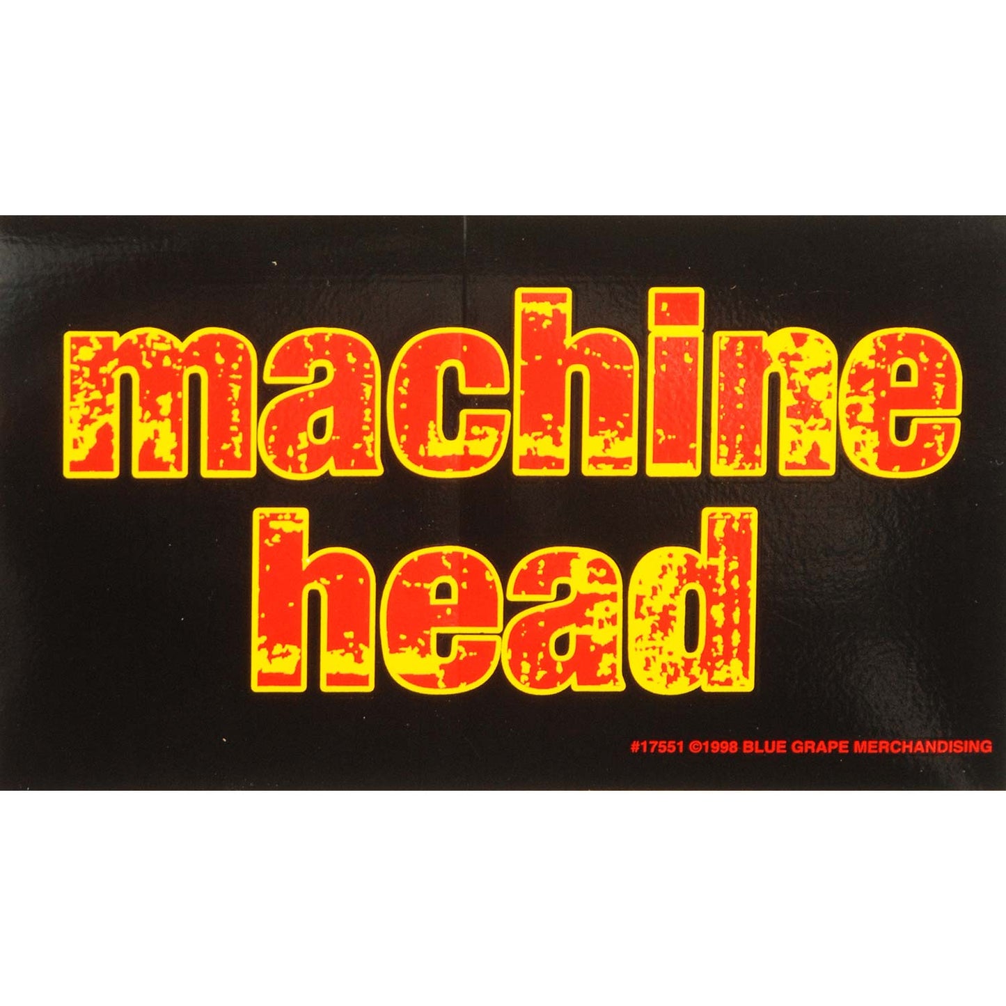 Machine Head Logo Sticker Front