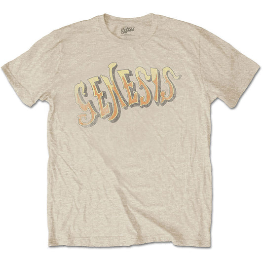 Genesis Vintage Logo - Golden Slim Fit T-shirt Front