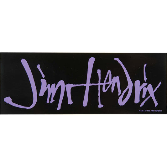 Jimi Hendrix Logo Sticker Front