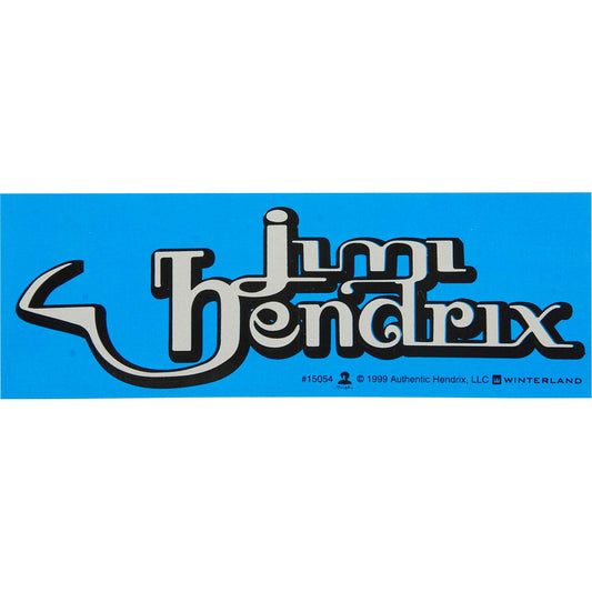 Jimi Hendrix Signature Sticker Front
