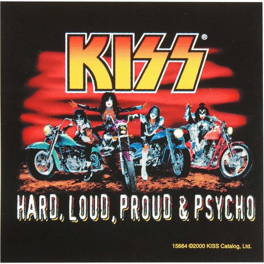 KISS Psycho Sticker Front