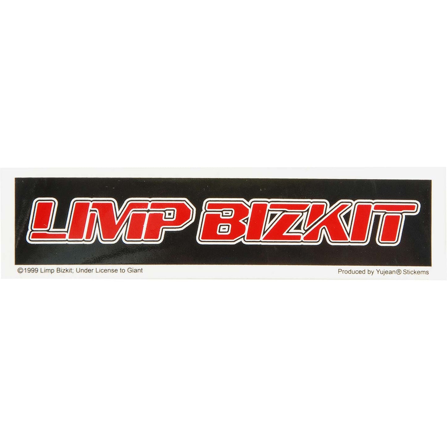 Limp Bizkit Red Logo Sticker Front