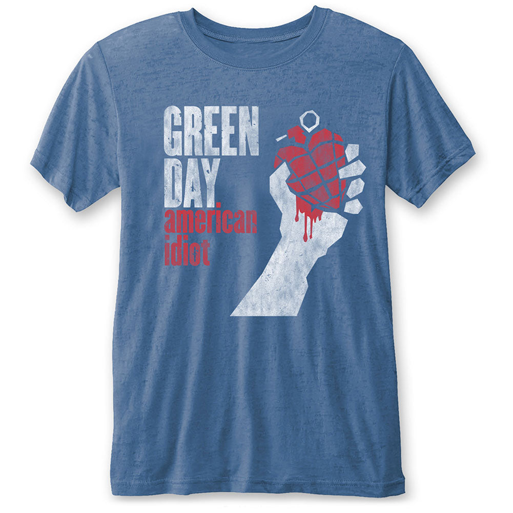 Green Day American Idiot Vintage (Burn Out) Vintage T-shirt Front