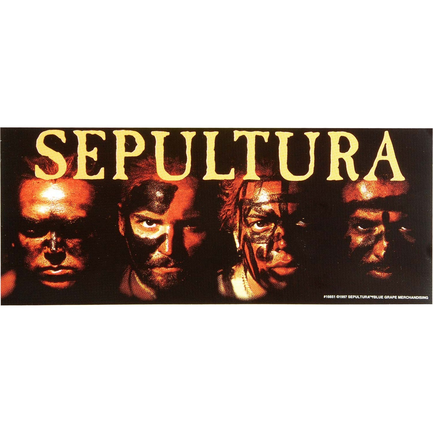 Sepultura Group Sticker Front