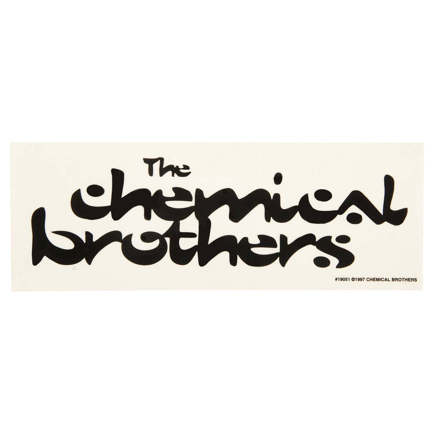 Chemical Brothers Logo Decal Sticker Front