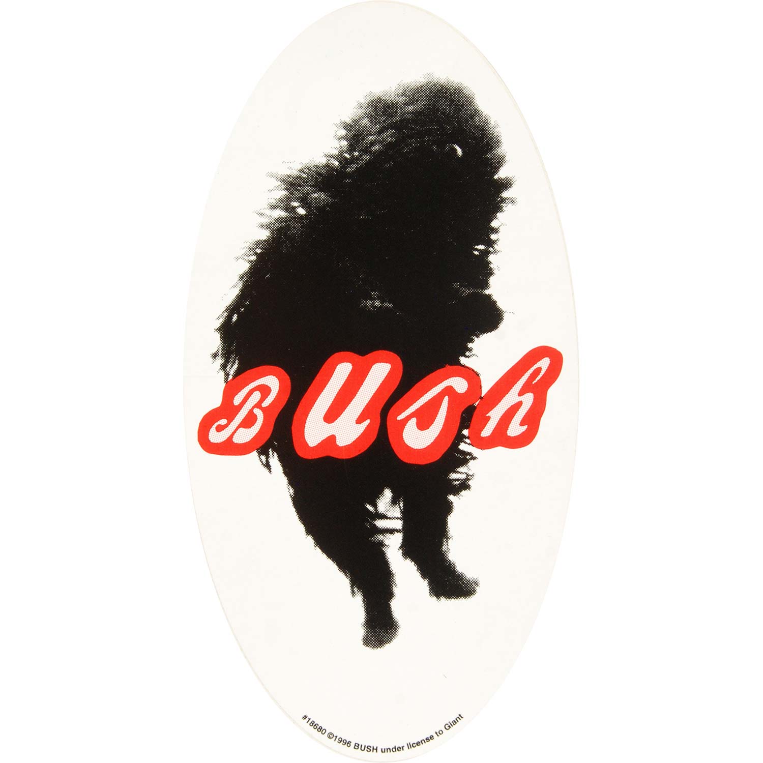 Bush Dog Sticker Front