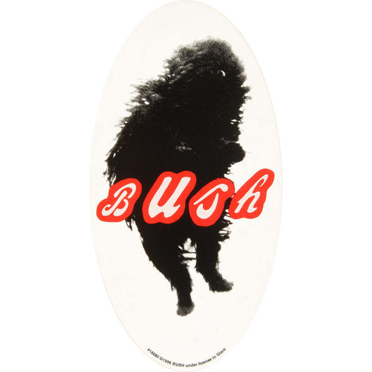 Bush Dog Sticker Front