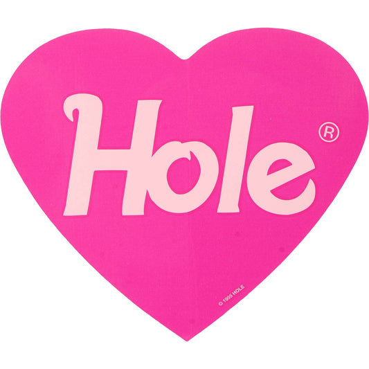 Hole Heart Sticker Front