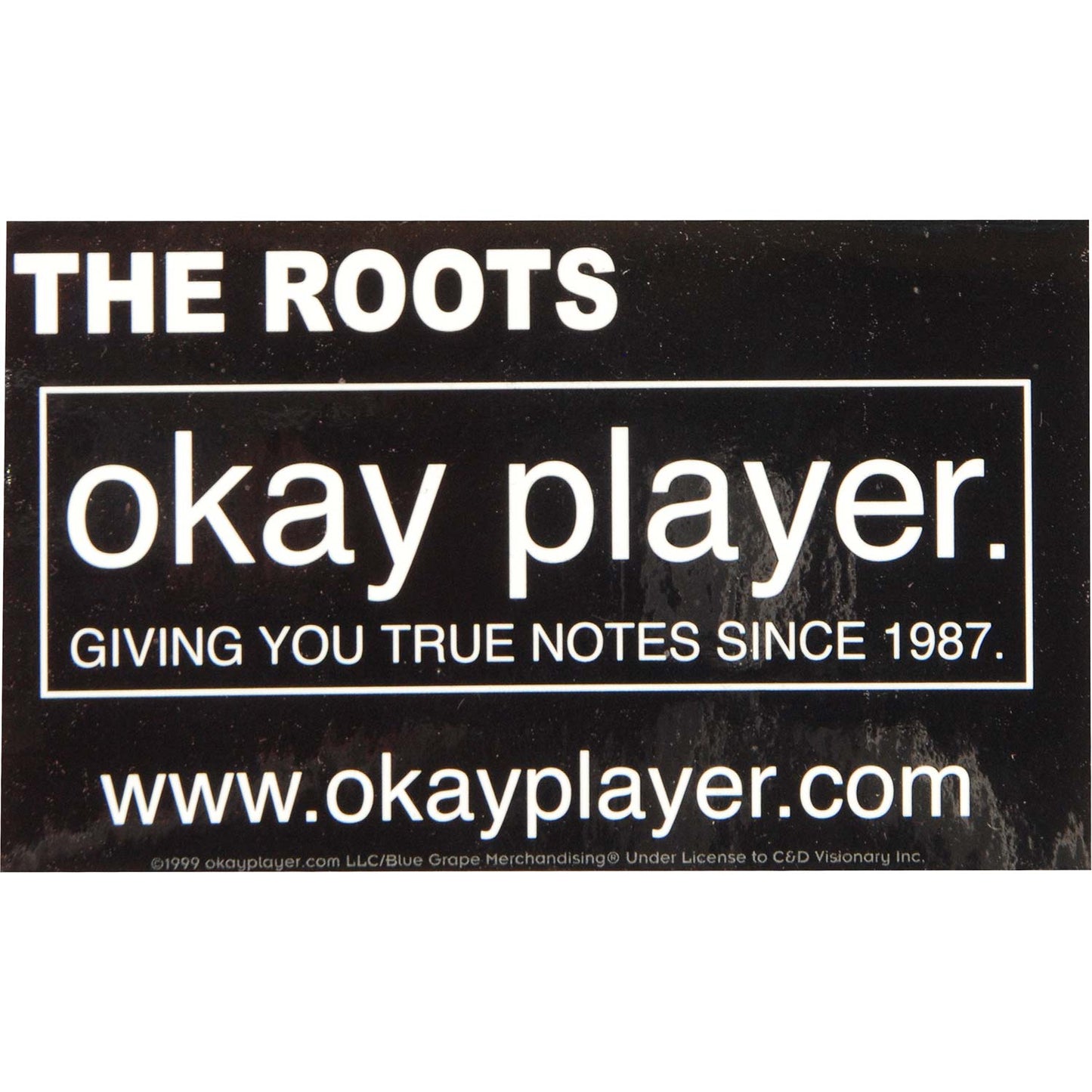 Roots Okay Player Large Sticker Front