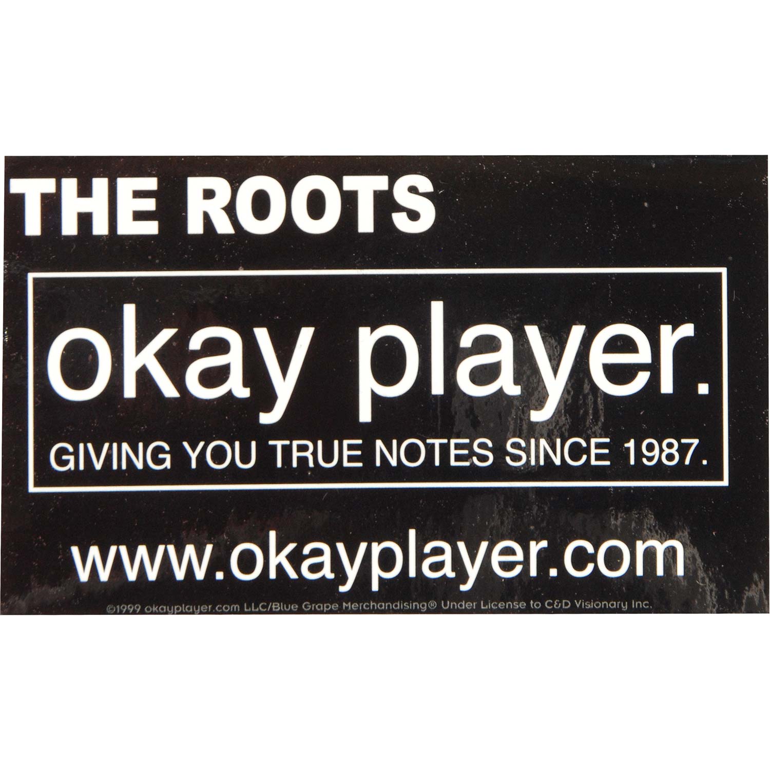 Roots Okay Player Large Sticker Front
