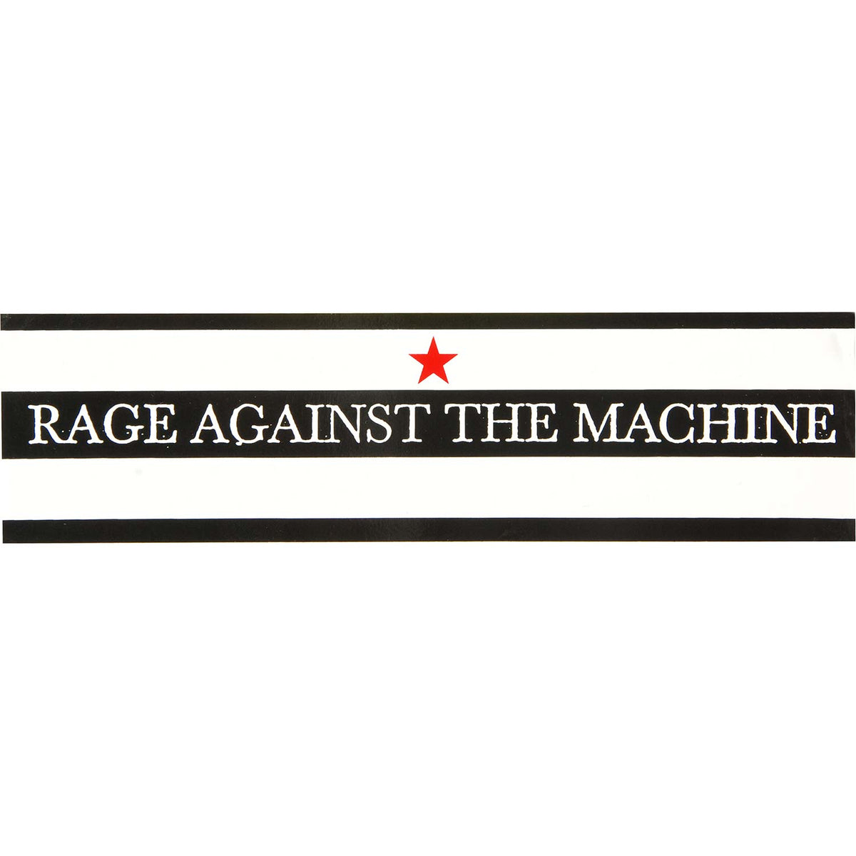 Rage Against The Machine Stripes Sticker Front