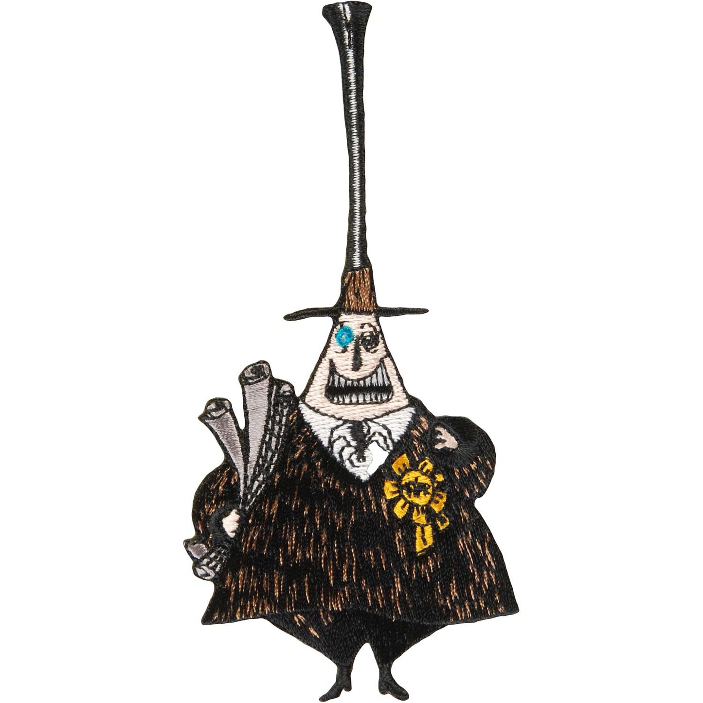 Nightmare Before Christmas Happy Mayor Embroidered Patch Front