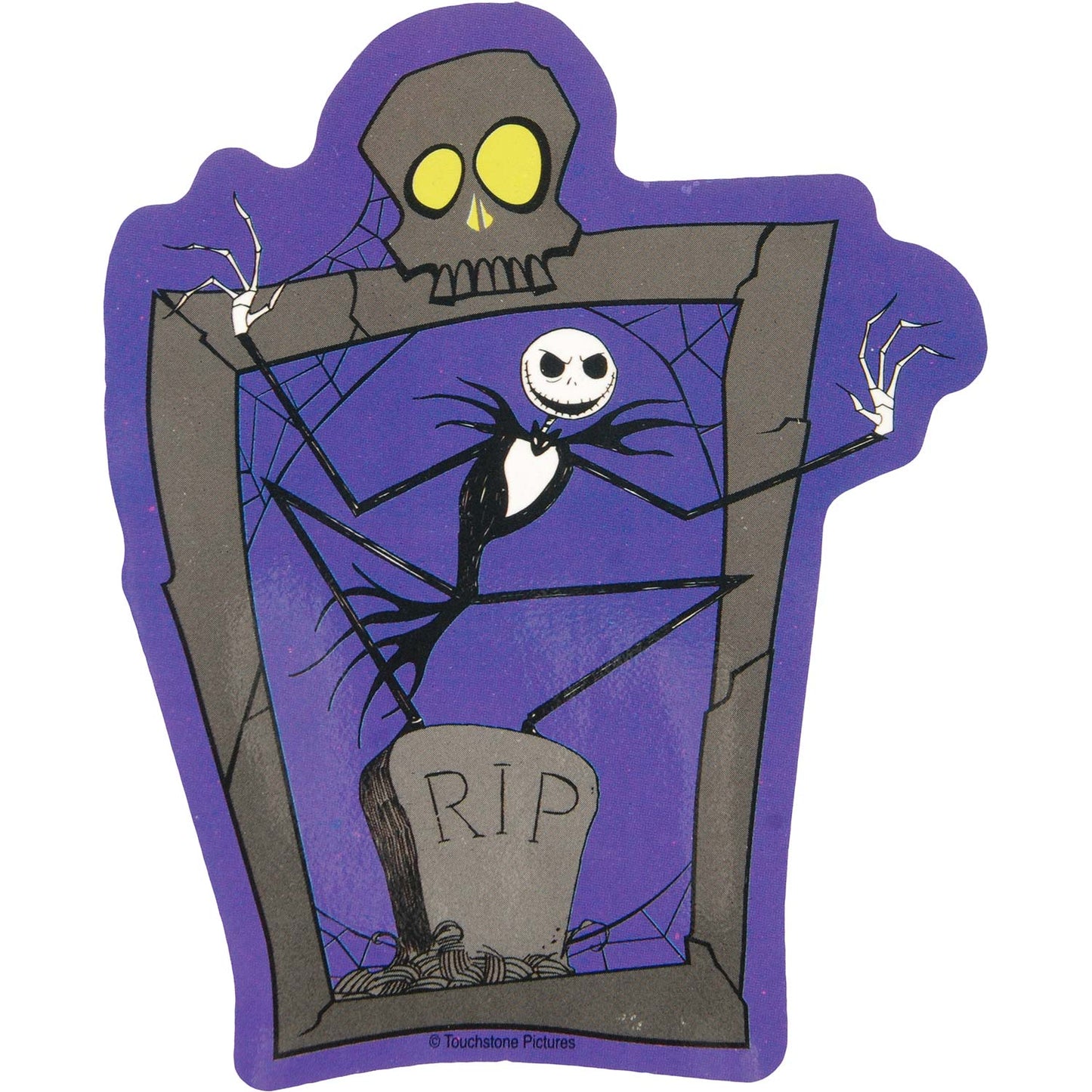 Nightmare Before Christmas Framed Jack Sticker Front