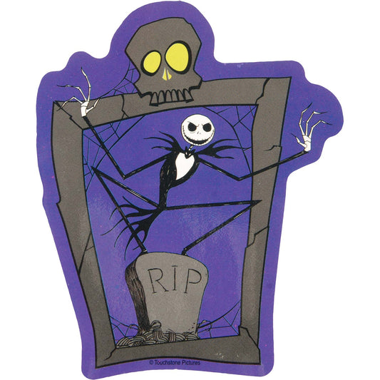 Nightmare Before Christmas Framed Jack Sticker Front