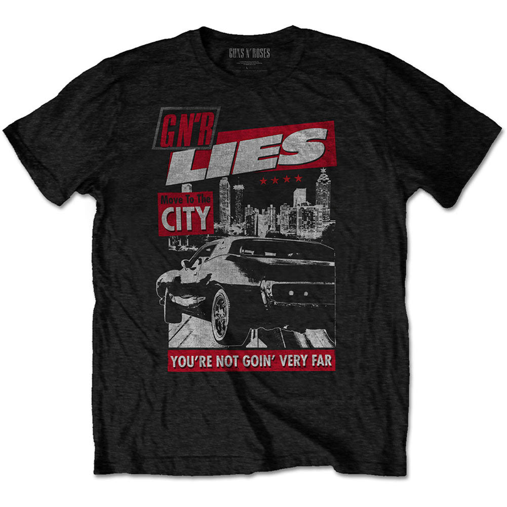Guns N Roses Move To The City Slim Fit T-shirt Front