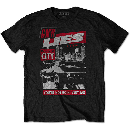 Guns N Roses Move To The City Slim Fit T-shirt Front