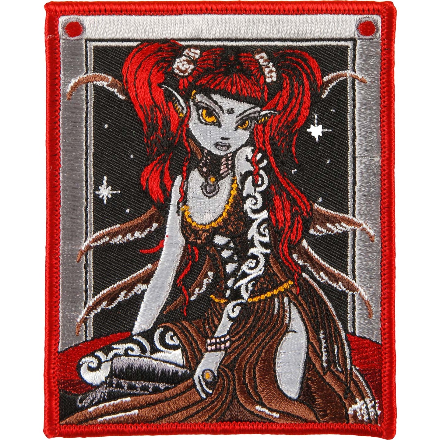 Myka Jelina Terra Embroidered Patch Front
