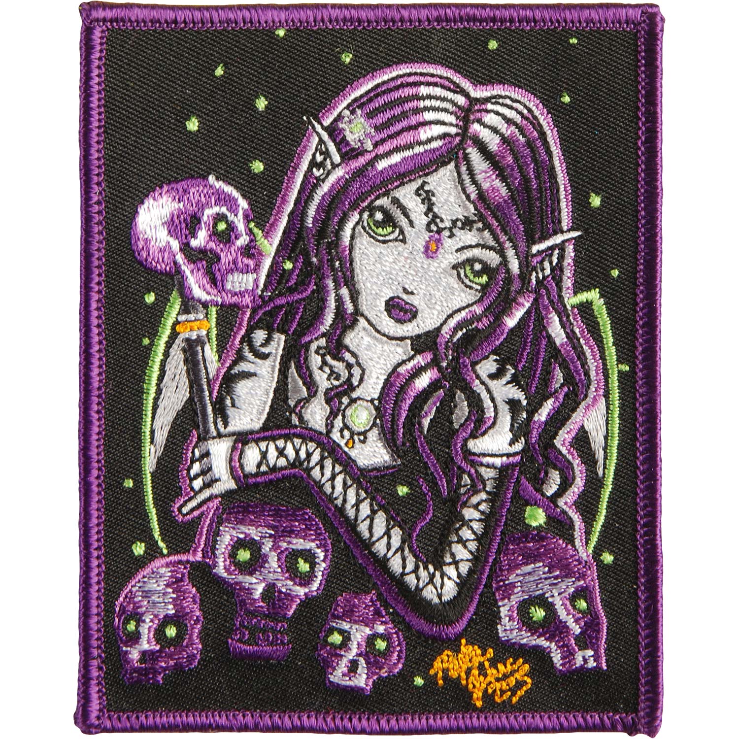 Myka Jelina Belladonna Embroidered Patch Front
