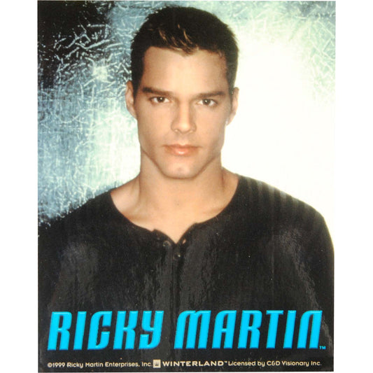 Ricky Martin Sticker Front