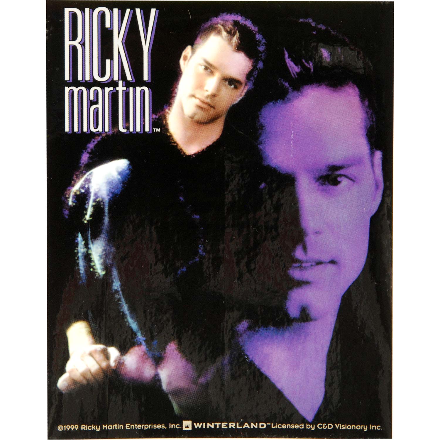 Ricky Martin Sticker Front