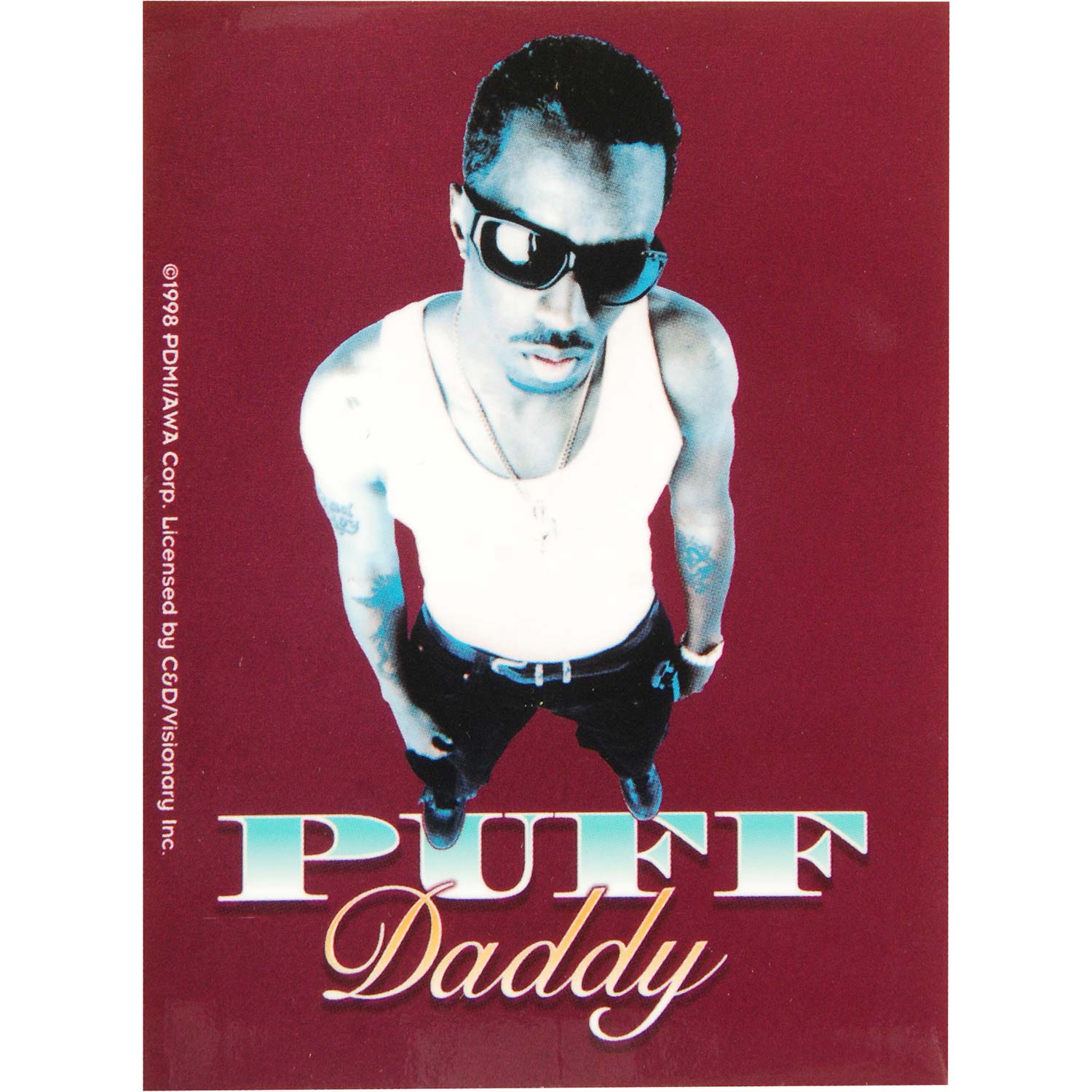 Puff Daddy Sticker Front