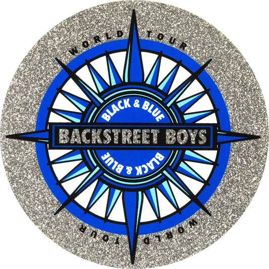World Tour Black & Blue Lp Logo Sticker