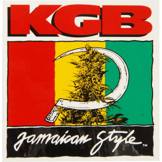 Bob Marley Jamaican Style - KGB Sticker Front