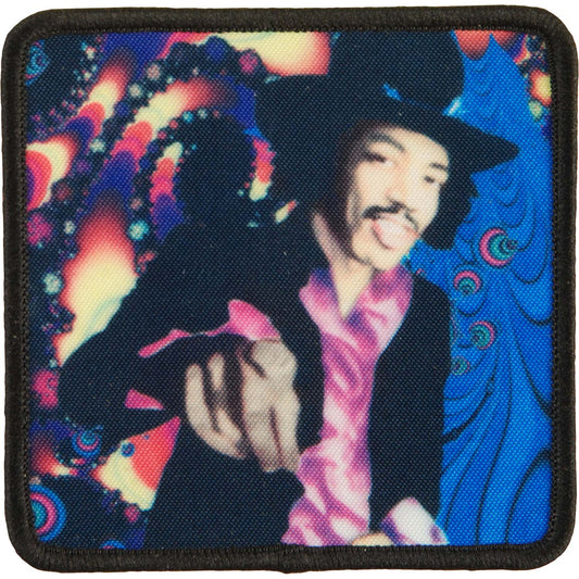 Jimi Hendrix Embroidered Patch Front
