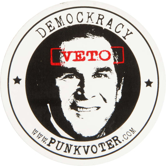 Punk Voter Sticker Front