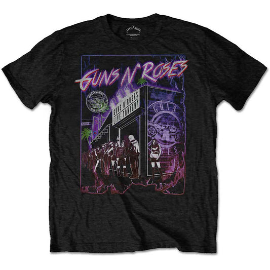 Guns N Roses Sunset Boulevard Slim Fit T-shirt Front