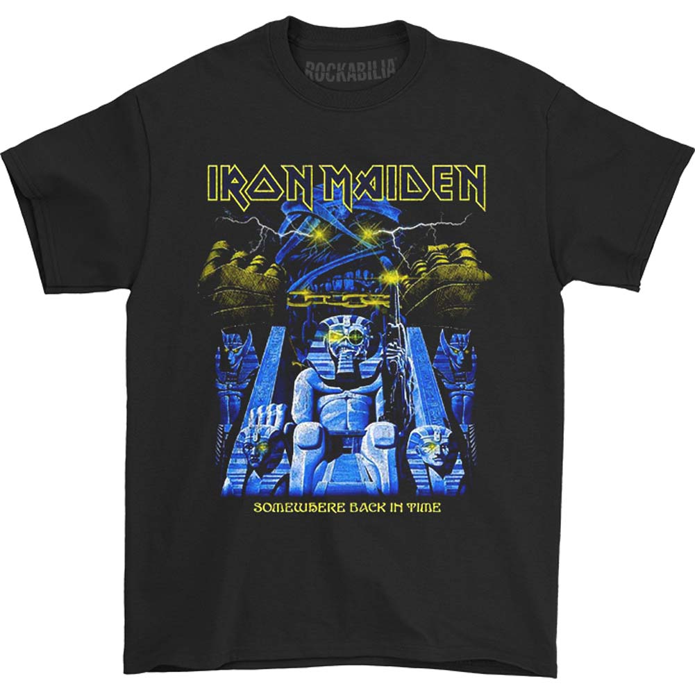 Iron Maiden Back In Time Mummy Slim Fit T-shirt Front