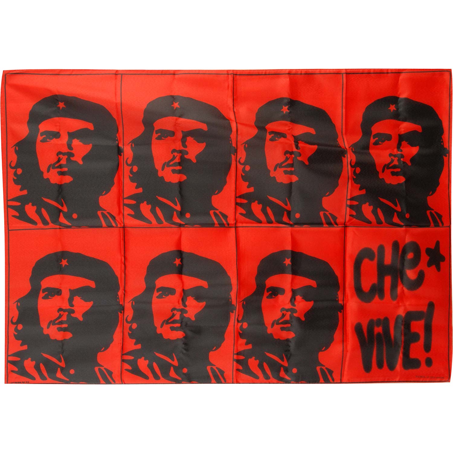 Che Guevara Vive Poster Flag Front