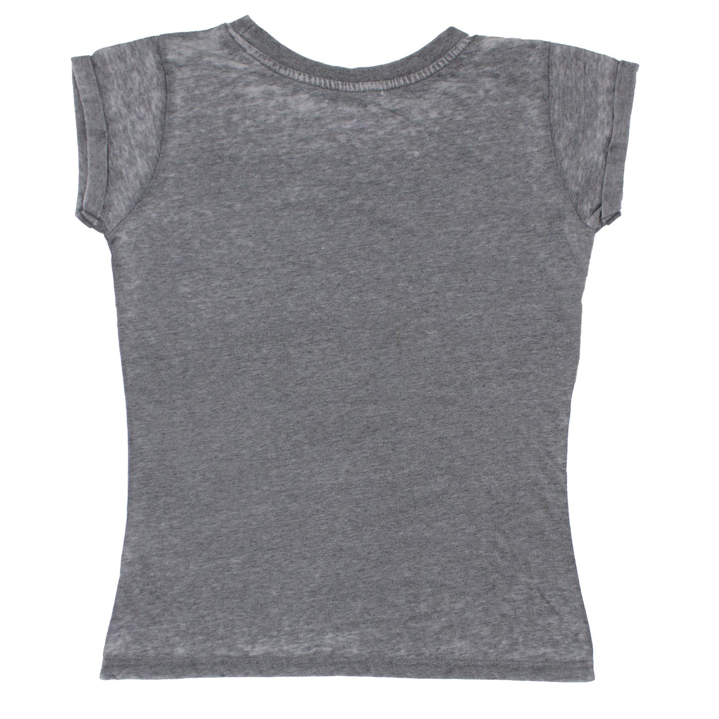 Vintage Cross (Burn Out) Ladies Fashion Tee Junior Top