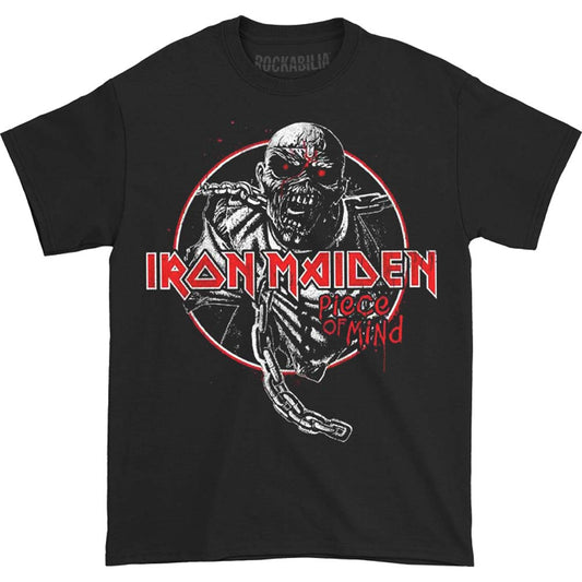 Iron Maiden Piece of Mind Circle Slim Fit T-shirt Front