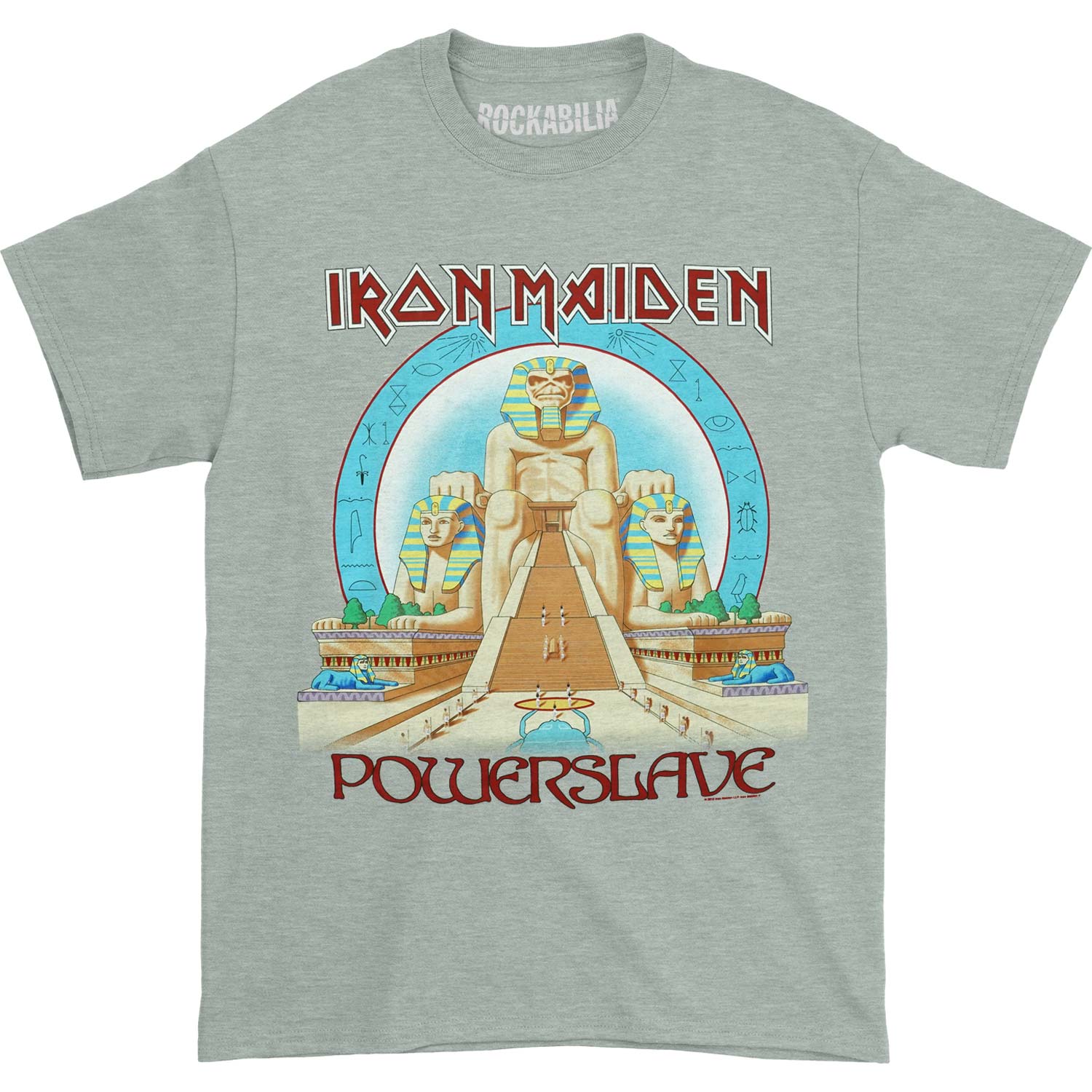 Iron Maiden Powerslave Egypt T-shirt Front