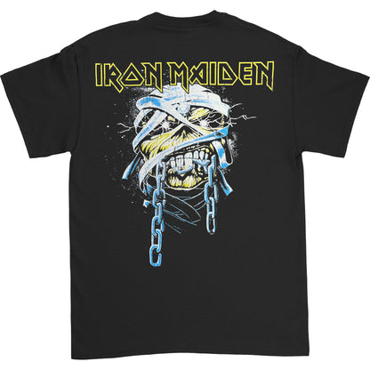 Iron Maiden Powerslave Head & Logo (Back Print) Slim Fit T-shirt Back