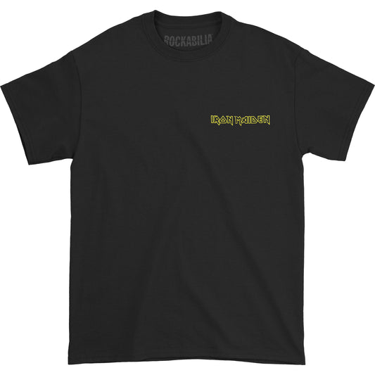 Iron Maiden Powerslave Head & Logo (Back Print) Slim Fit T-shirt Front