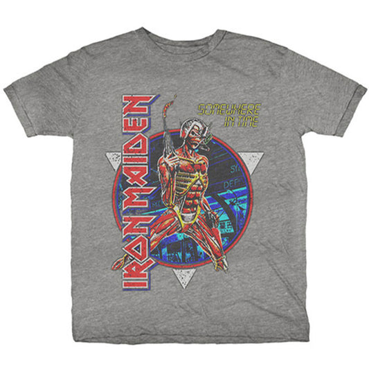 Iron Maiden Somewhere In Time Slim Fit T-shirt Front