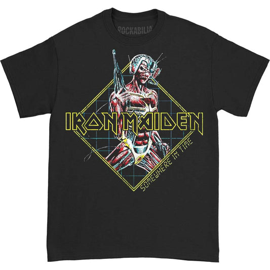 Iron Maiden Somewhere In Time Diamond Slim Fit T-shirt Front