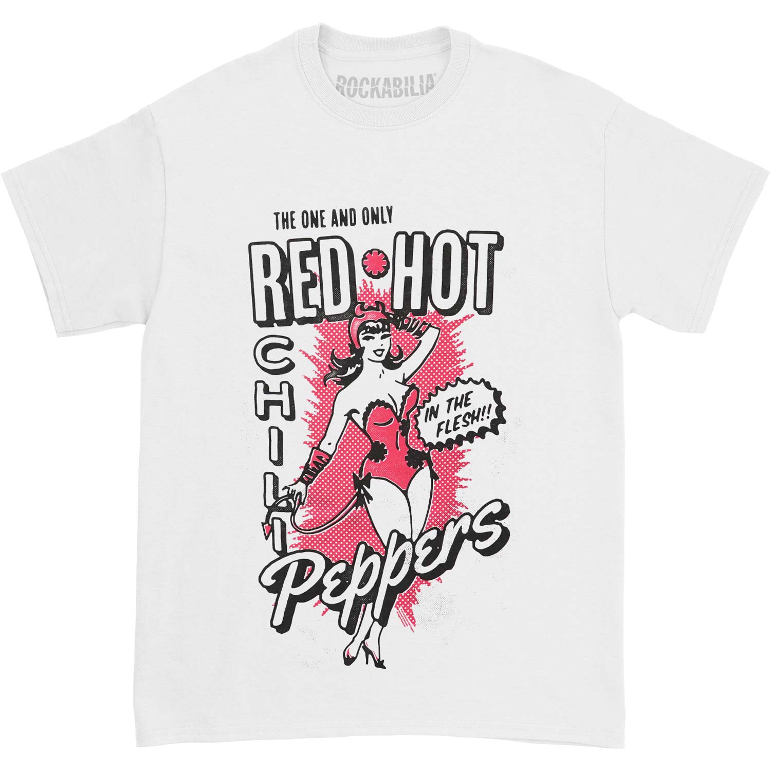 Official Red Hot Chili Peppers In The Flesh T-shirt | Rockabilia