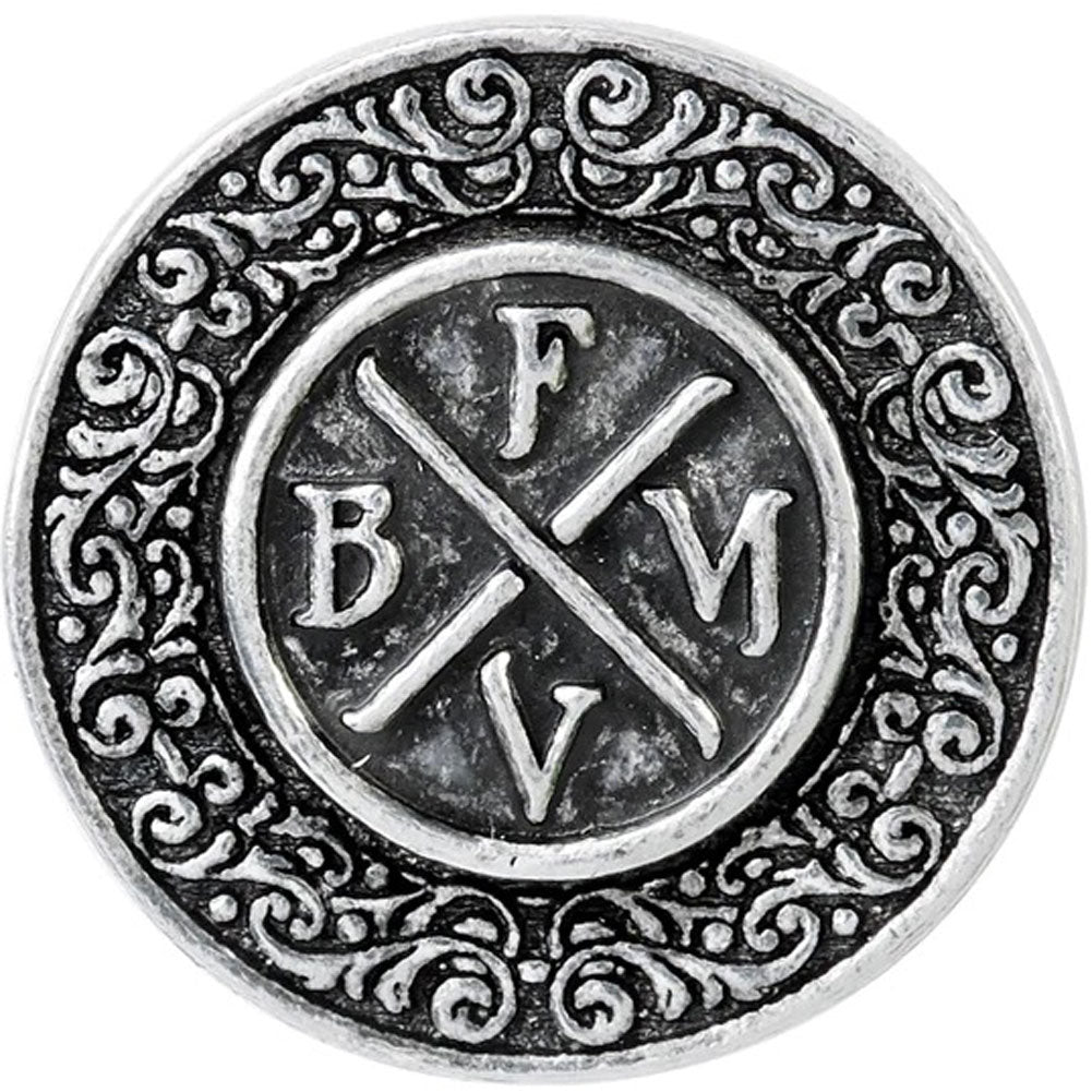 Disc Pewter Pin Badge