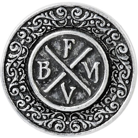 Disc Pewter Pin Badge