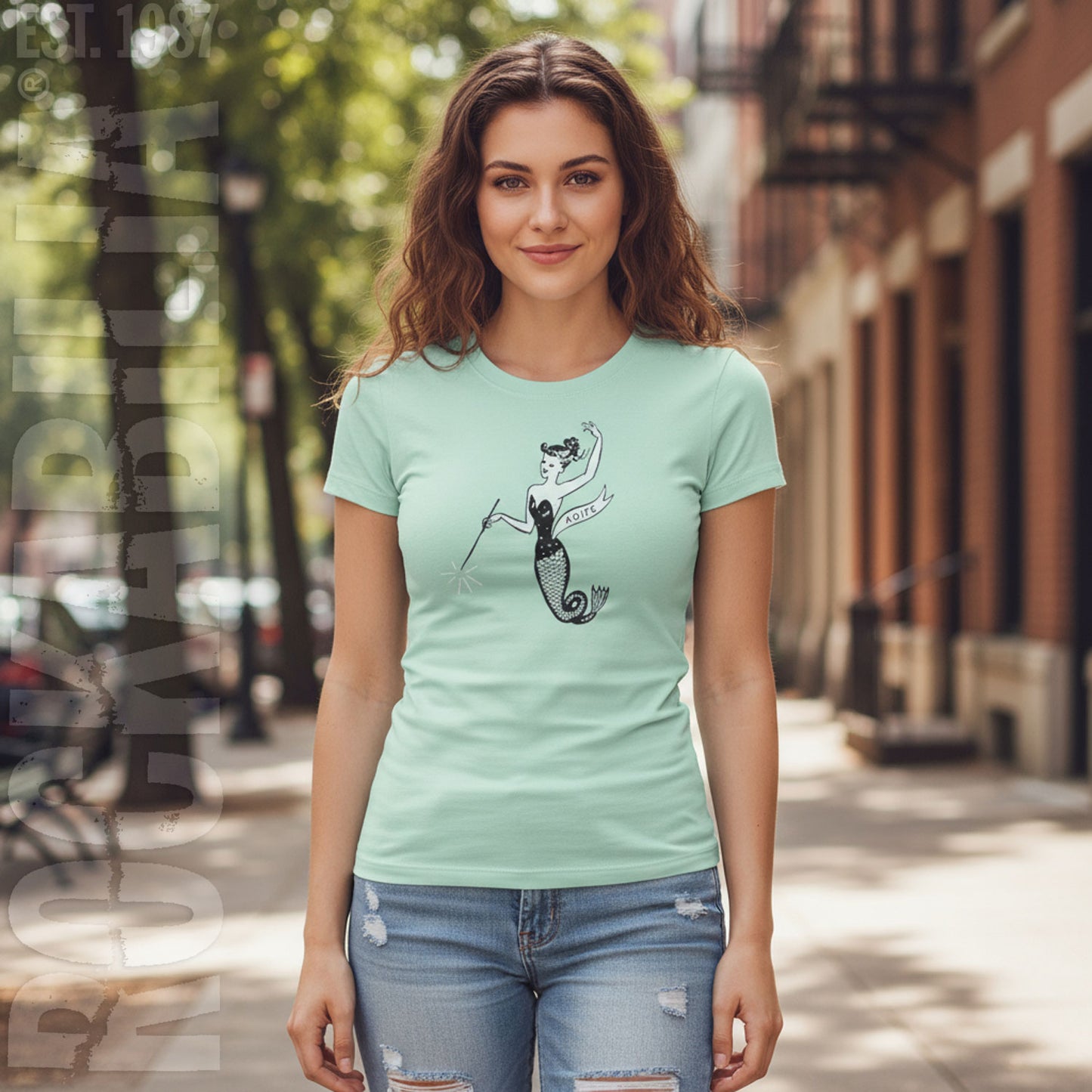 Girl's Mermaid T-shirt Girl's T-shirt Junior Top